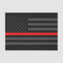 Search for firefighter tissue paper Thin red line