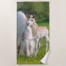 Search for horse on beach towels Girl