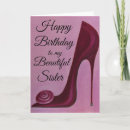 Search for high heel shoe birthday cards Elegant