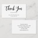 Search for thank you for your purchase discount cards Business