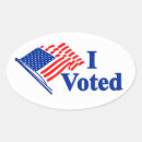 Search for campaign stickers I voted