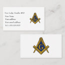 Search for freemason business cards Gold