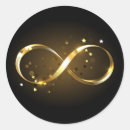 Search for infinity symbol stickers Black