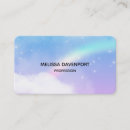 Search for cloud business cards Pink