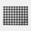 Search for black and white checkered doormats Modern