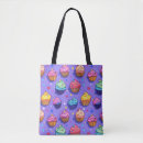 Search for cupcake tote bags Colorful