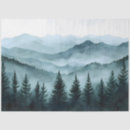Search for mountain tissue paper Watercolor landscape