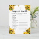 Search for baby shower games cards Elegant