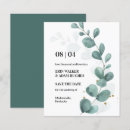 Search for succulent save the dates Green and white