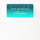 Search for teal birthday banners Glitter