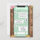 Search for cell phone invitations Pink