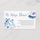 Search for no wrap baby shower enclosure cards Blue