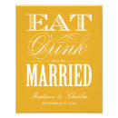 Search for eat drink and be married posters Elegant