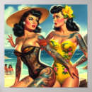 Search for vintage tattoo posters Pinup