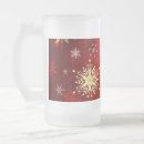 Search for christmas beer glasses Snowflake