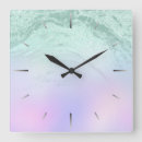 Search for mint green clocks Girly