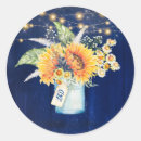 Search for sunflower wedding stickers Rustic