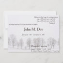 Search for tree memorial service invitations Sympathy