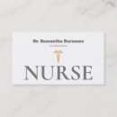 Search for registered nurse business cards Caduceus