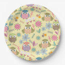 Search for owl paper plates Floral
