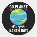Search for earth day stickers Planet