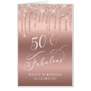 Search for rose gold birthday cards Script