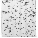 Search for birds shower curtains Black