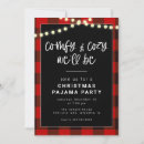 Search for pajama christmas invitations Plaid
