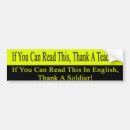Search for teacher bumper stickers English