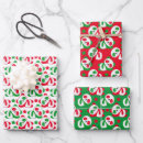 Search for panda christmas wrapping paper Red