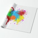 Search for paint splatter wrapping paper Pretty