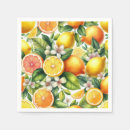 Search for citrus fruit napkins Floral
