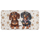 Search for dachshund license plates Dog
