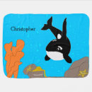 Search for whale baby blankets Orca