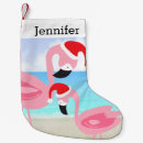 Search for beach christmas stockings Flamingo
