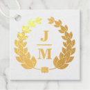 Search for foil favor tags Minimal