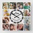 Search for friends clocks Family photo gift keepsake