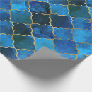 Search for moroccan wrapping paper Blue