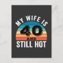 Search for 40th birthday save the date postcards For her