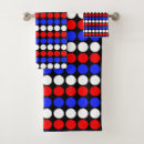 Search for black red white bath towels Polka dots