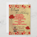 Search for wife birthday invitations Heart