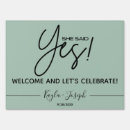 Search for she said yes banners Engaged