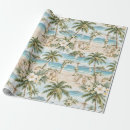 Search for palm tree wrapping paper Watercolor