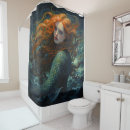 Search for mermaid shower curtains Illustration