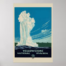 Search for yellowstone national park posters Illustration