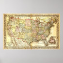Search for vintage map posters united states