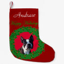 Search for boston terrier christmas stockings Dogs