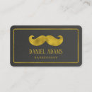 Search for mustache business cards Barbershop