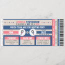 Search for team pink or blue invitations Ticket