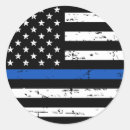 Search for thin blue line flag stickers Police